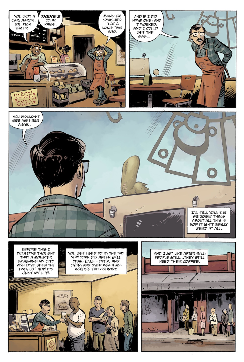 Illustration for article titled Our BPRD Preview Shows How To Sell Coffee In A Town Full Of Monsters